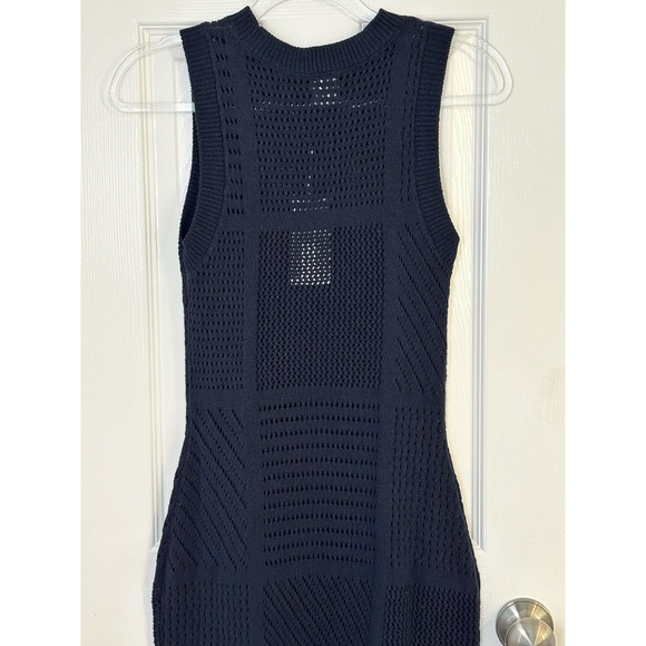Worthington Women's Sleeveless Midi Sweater Dress Size XS Navy Blue NWT‎ - Picture 8 of 16